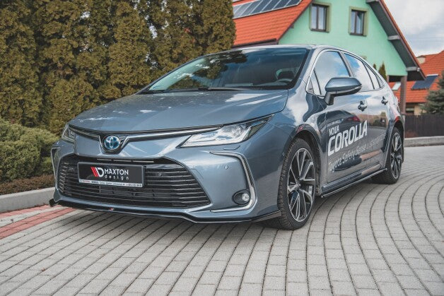 Frontlippe passend für Toyota Corolla XII Limousine schwarz Hochglanz