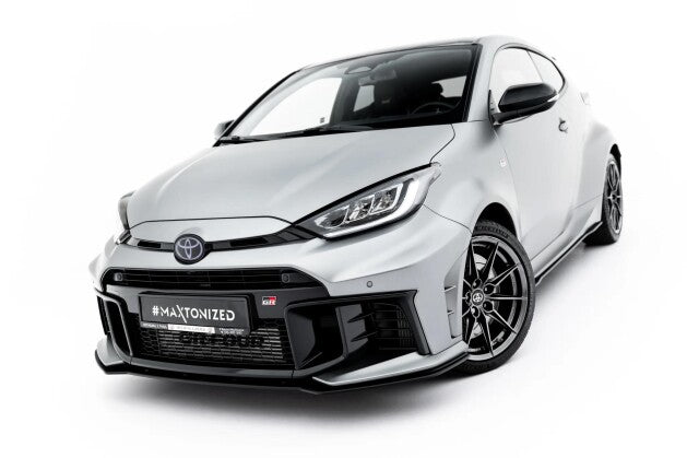 Frontlippe passend für Toyota GR Yaris Mk4 Facelift schwarz matt (TOYA4FGR4CNC-FD1B)