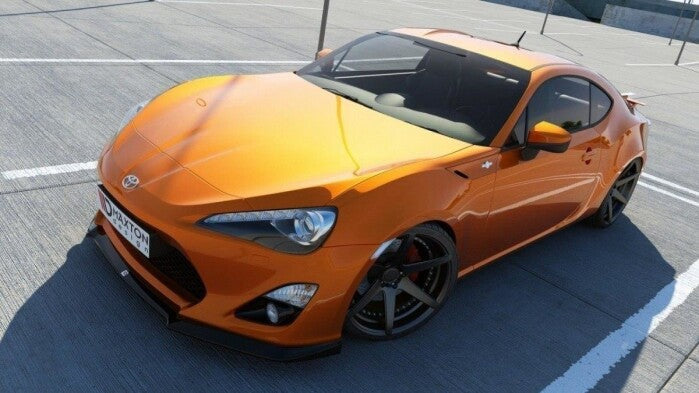 Frontlippe passend für Toyota GT86 schwarz Hochglanz