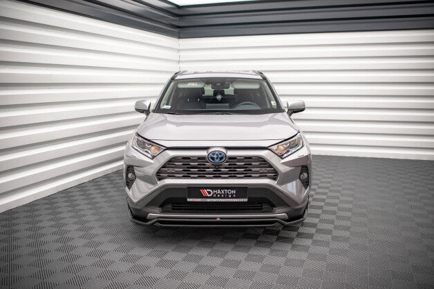 Frontlippe passend für Toyota RAV4 Mk5 schwarz Hochglanz
