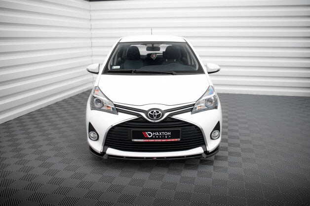 Frontlippe passend für Toyota Yaris Mk3 FL schwarz Hochglanz