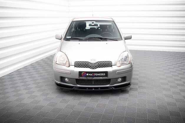 Frontlippe passend für Toyota Yaris T-Sport Mk1 FL schwarz Hochglanz