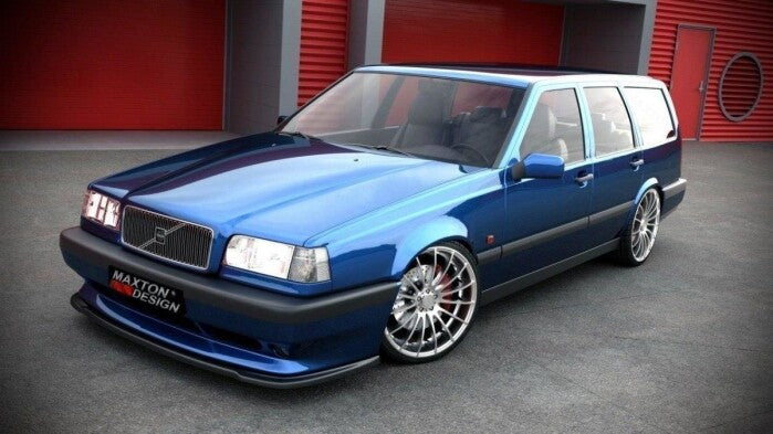 Frontlippe passend für Volvo 850 R schwarz Hochglanz