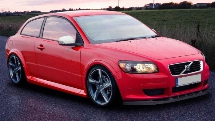 Frontlippe passend für Volvo C30 schwarz Hochglanz
