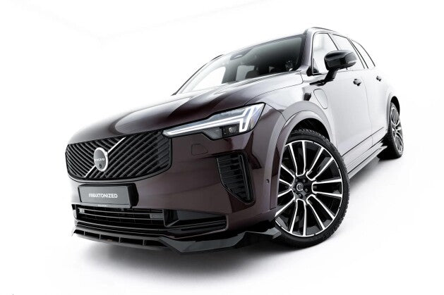 Frontlippe passend für Volvo XC90 Mk2 Facelift 2 schwarz Hochglanz