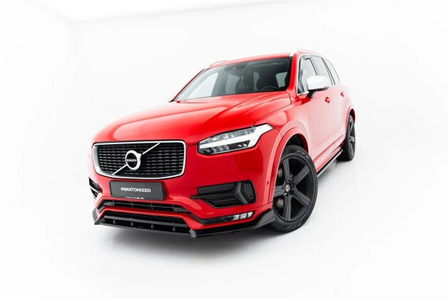 Frontlippe passend für Volvo XC90 R-Design Mk2 schwarz Hochglanz