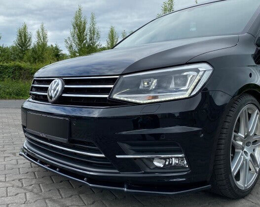 Frontlippe passend für VW Caddy Mk. 4 schwarz Hochglanz