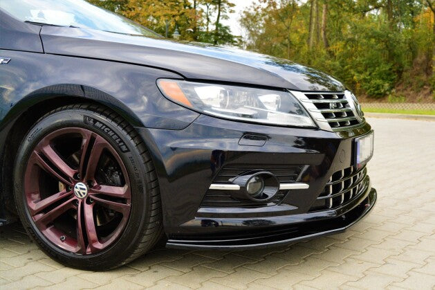 Frontlippe passend für VW CC R-LINE schwarz Hochglanz