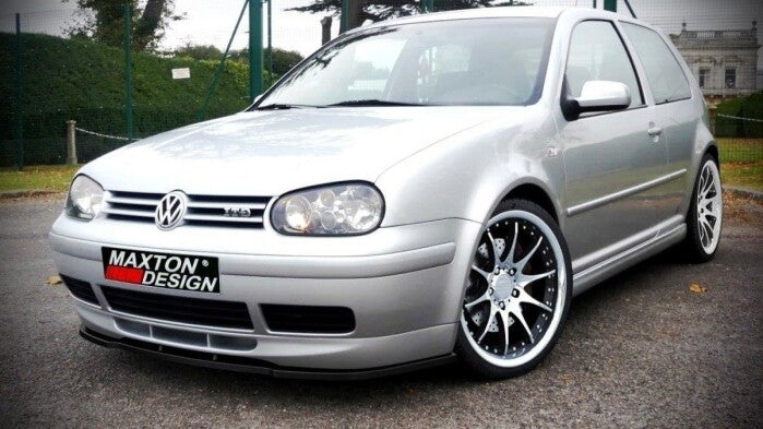 Frontlippe passend für VW Golf 4 (für 25TH Frontansatz) schwarz Hochglanz