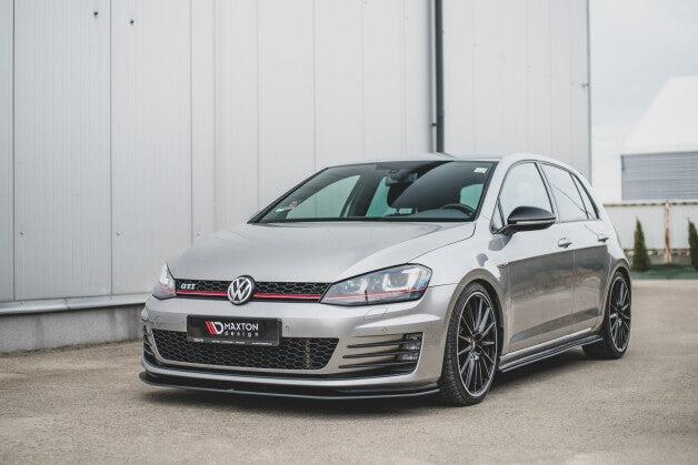 Frontlippe passend für VW Golf 7 GTI roter Kern