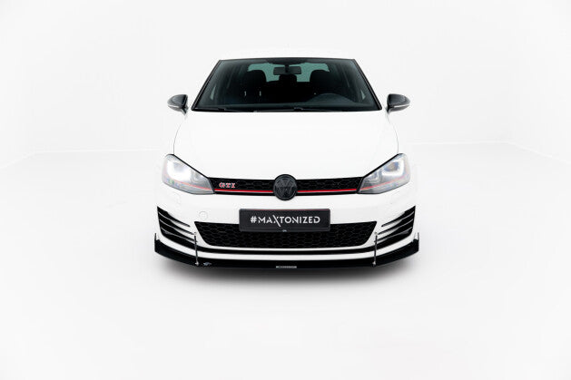 Frontlippe passend für VW Golf 7 GTI schwarz matt