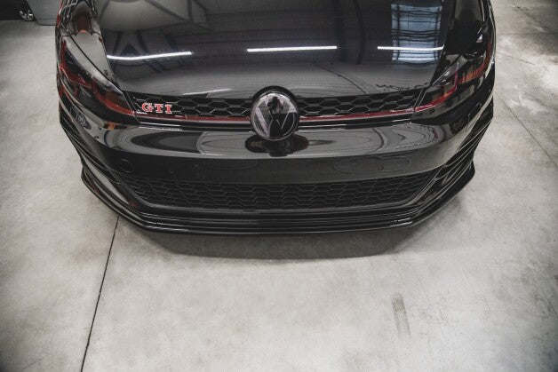 Frontlippe passend für VW Golf 7 GTI TCR schwarz Hochglanz