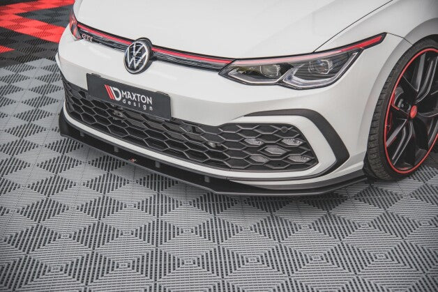 Frontlippe passend für VW Golf 8 GTI roter Kern