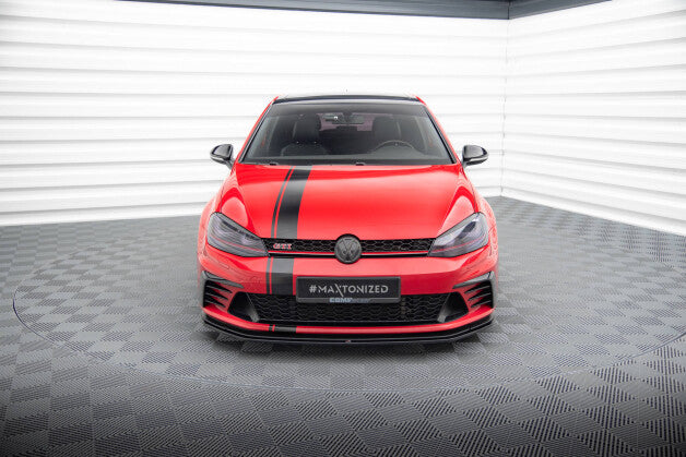 Frontlippe passend für VW Golf GTI Clubsport Mk7 schwarz Hochglanz