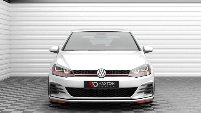 Frontlippe passend für VW Golf GTI Mk7 FL schwarz Hochglanz