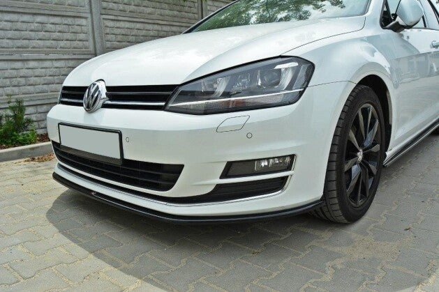 Frontlippe passend für VW Golf Mk7 schwarz Hochglanz (4251937871652)