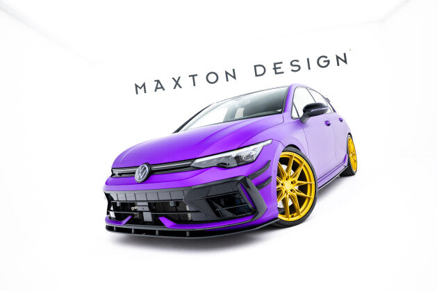 Frontlippe passend für VW Golf R Hatchback Mk8 FL schwarz matt