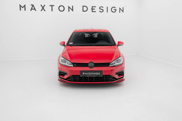 Frontlippe passend für VW Golf R / R-Line Mk7 FL rot Hochglanz