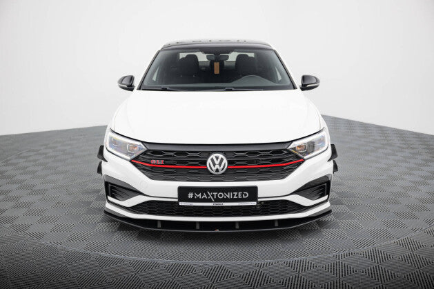 Frontlippe passend für VW Jetta GLI Mk7 schwarz matt
