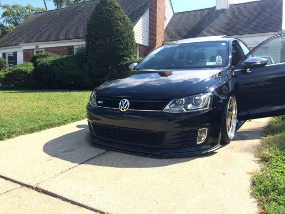 Frontlippe passend für VW Jetta VI GLI schwarz Hochglanz