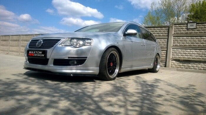 Frontlippe passend für VW Passat B6 R-LINE schwarz Hochglanz