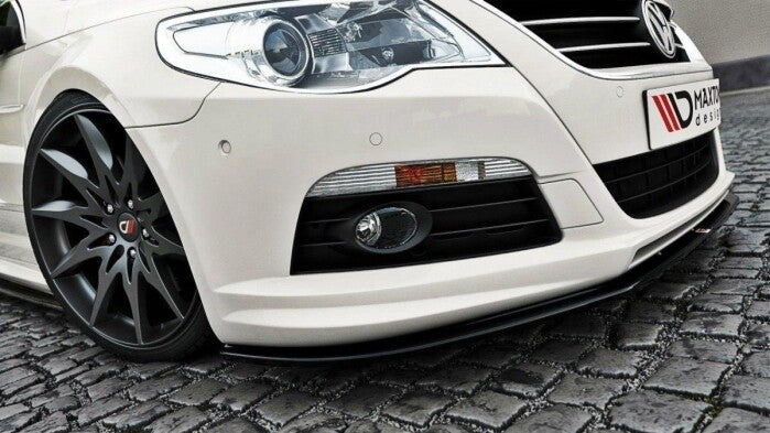 Frontlippe passend für VW Passat CC R36 RLINE (vor FL) schwarz Hochglanz