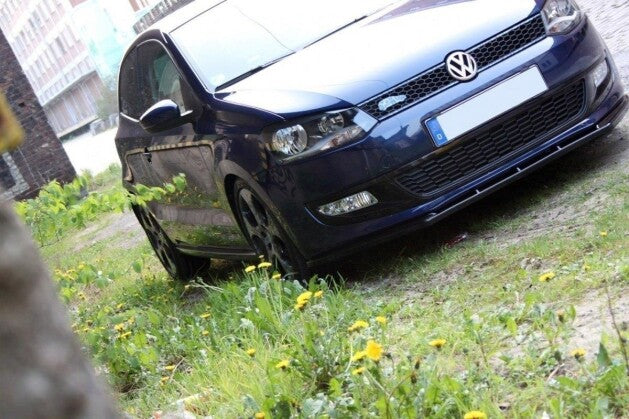 Frontlippe passend für VW Polo Mk5 schwarz Hochglanz