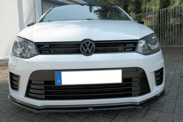 Frontlippe passend für VW Polo WRC Mk5 schwarz Hochglanz