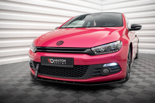 Frontlippe passend für VW Scirocco schwarz Hochglanz