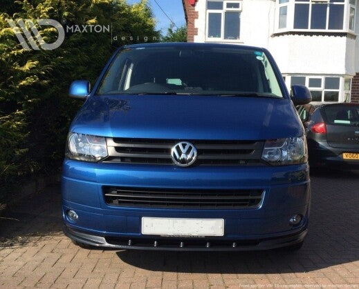 Frontlippe passend für VW T5 FL schwarz Hochglanz