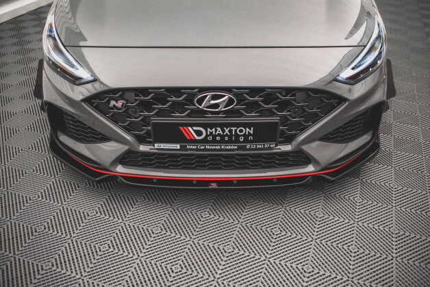 Frontlippe V.1 + Flaps passend für Hyundai I30 N / I30 N-Line Hatchback/Fastback Mk3 FL