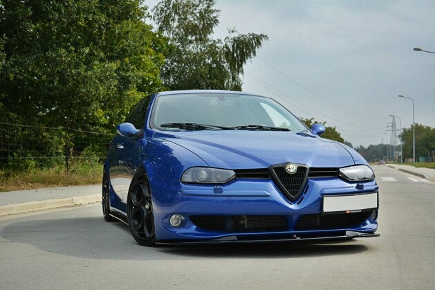 Frontlippe V.1 passend für Alfa Romeo 156 GTA schwarz Hochglanz