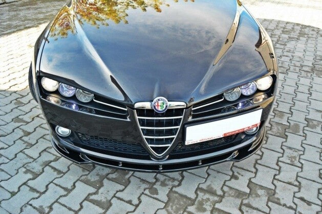 Frontlippe V.1 passend für Alfa Romeo 159 schwarz Hochglanz