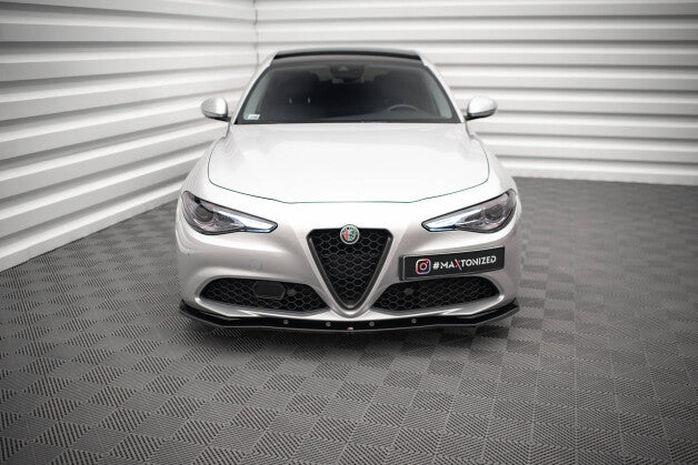 Frontlippe V.1 passend für Alfa Romeo Giulia Sport schwarz Hochglanz