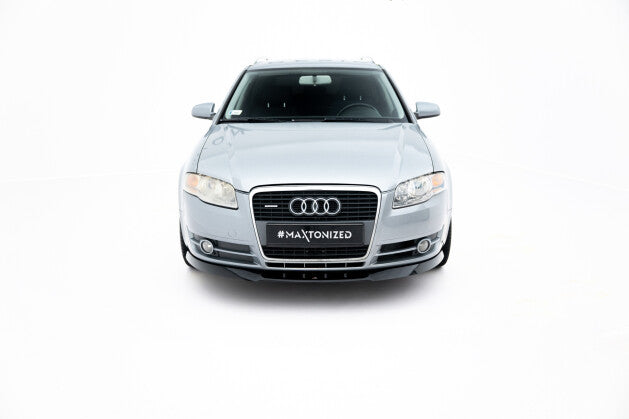 Frontlippe V.1 passend für Audi A4 B7 schwarz Hochglanz