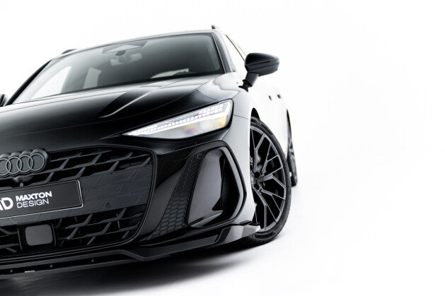 Frontlippe V.1 passend für Audi A6 S-Line C9 schwarz Hochglanz