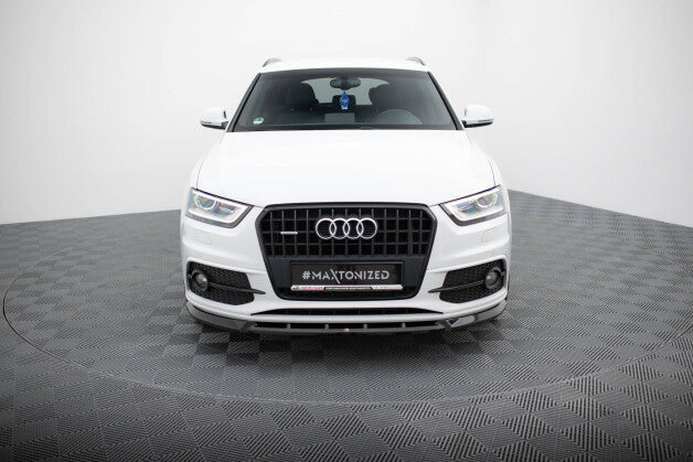 Frontlippe V.1 passend für Audi Q3 S-line 8U schwarz Hochglanz