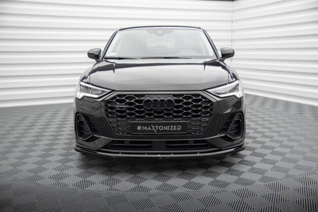 Frontlippe V.1 passend für Audi Q3 Sportback F3 schwarz Hochglanz