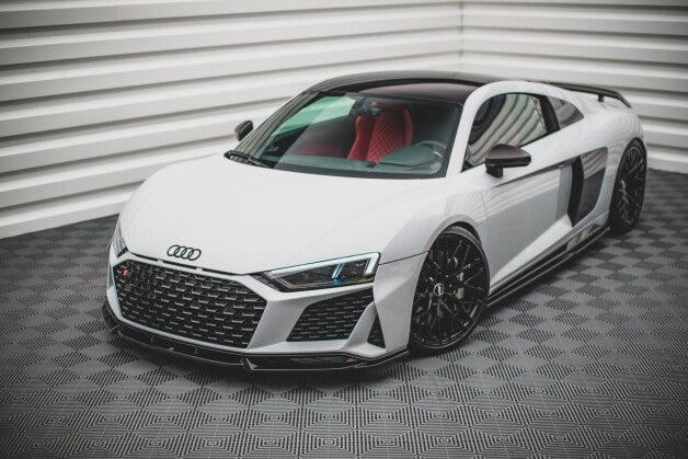Frontlippe V.1 passend für Audi R8 Mk2 FL schwarz Hochglanz