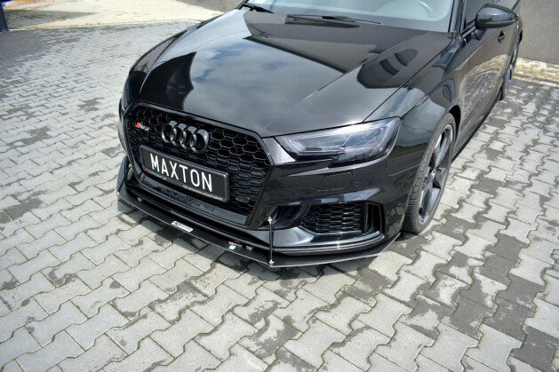 Frontlippe V.1 passend für Audi RS3 Sportback 8V FL schwarz matt