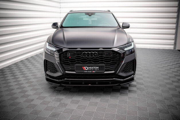 Frontlippe V.1 passend für Audi RSQ8 Mk1 schwarz Hochglanz
