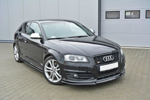 Frontlippe V.1 passend für Audi S3 8P FL schwarz Hochglanz