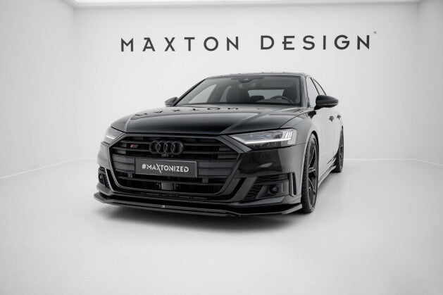 Frontlippe V.1 passend für Audi S8 / A8 S-Line D5 schwarz Hochglanz