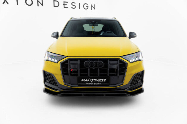 Frontlippe V.1 passend für Audi SQ7 /Q7 S-Line Mk2 (4M) FL schwarz Hochglanz