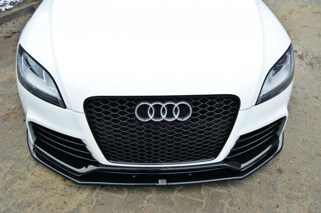 Frontlippe V.1 passend für Audi TT RS 8J schwarz Hochglanz
