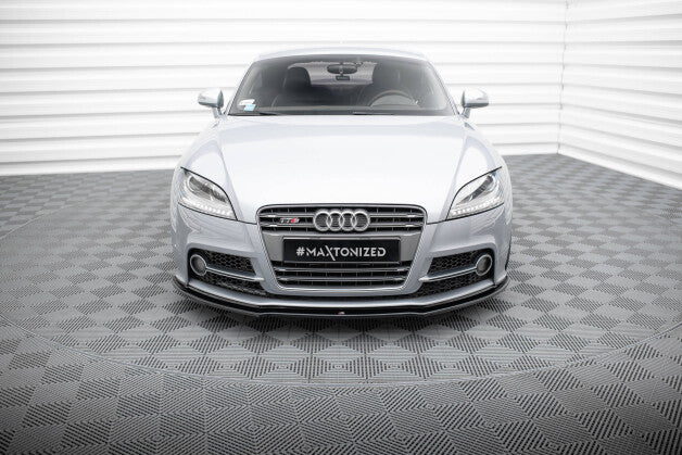 Frontlippe V.1 passend für Audi TT S / TT S-Line 8J FL schwarz Hochglanz