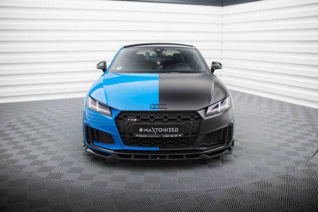 Frontlippe V.1 passend für Audi TT S / TT S-Line 8S FL schwarz Hochglanz