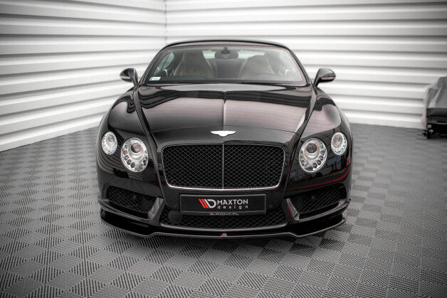 Frontlippe V.1 passend für Bentley Continental GT V8 S Mk2 schwarz Hochglanz