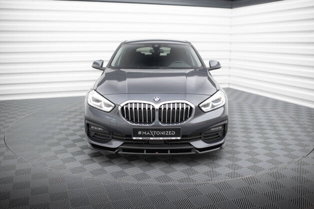 Frontlippe V.1 passend für BMW 1er F40 schwarz Hochglanz