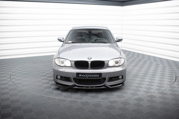 Frontlippe V.1 passend für BMW 1er M-Paket E82 schwarz Hochglanz